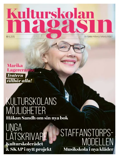 Omslag till Kulturskolan magasin nr 6 2015