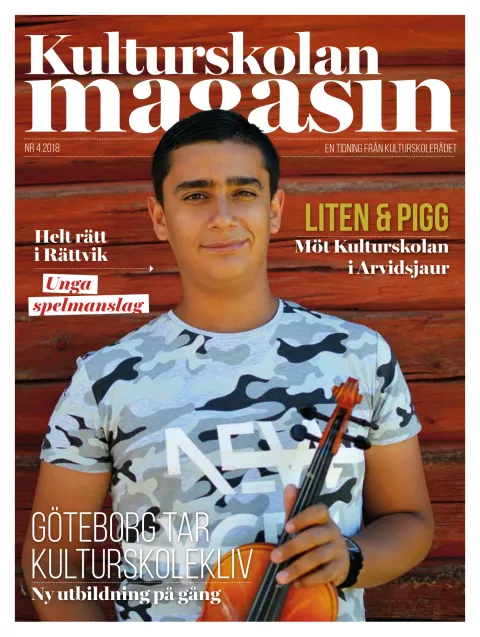Omslag till Kulturskolan magasin nr 4 2018