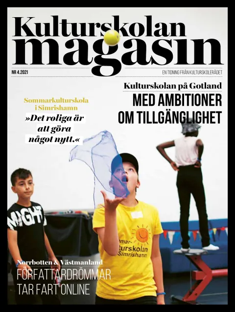 Omslag till Kulturskolan magasin nr 4 2021