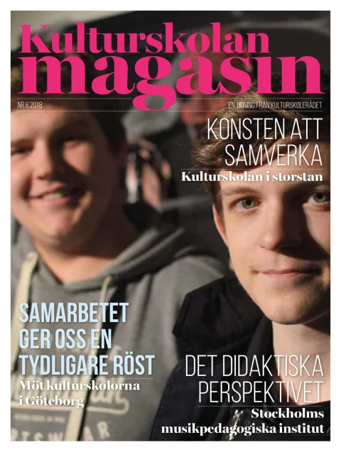 Omslag till Kulturskolan magasin nr 6 2018