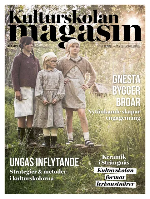 Omslag till Kulturskolan magasin nr 4 2020