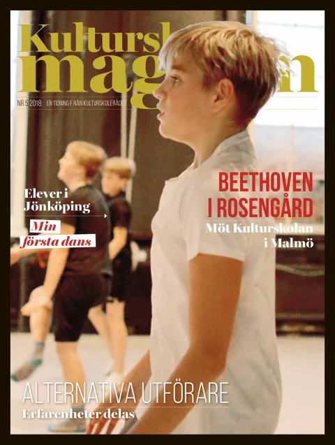 Omslag till Kulturskolan magasin nr 5 2018