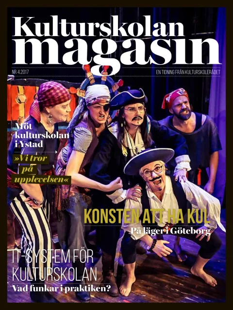 Omslag till Kulturskolan magasin nr 4 2017