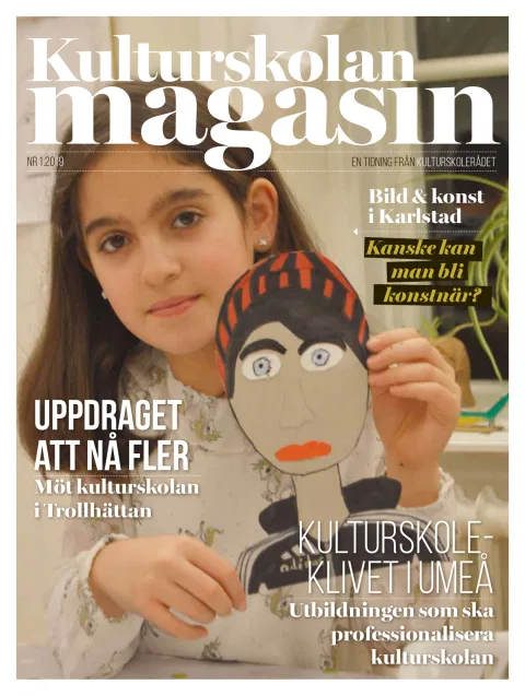 Omslag till Kulturskolan magasin nr 1 2019