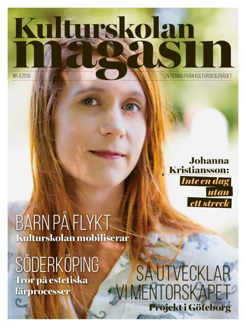 Omslag till Kulturskolan magasin nr 4 2016