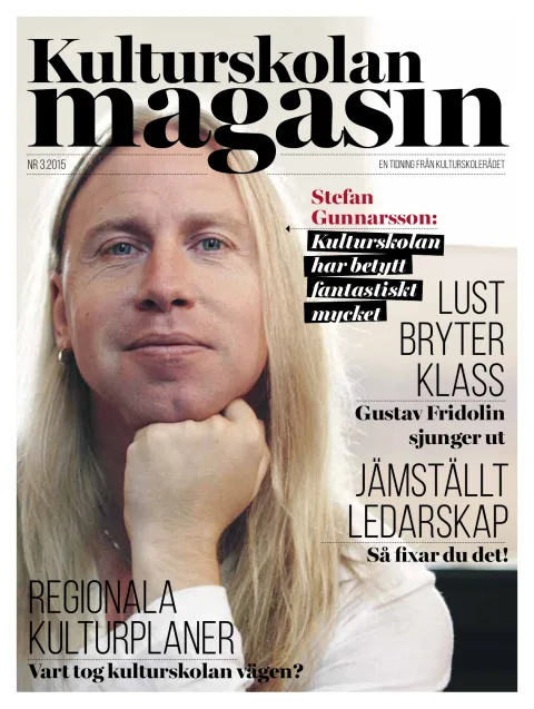 Omslag till Kulturskolan magasin nr 3 2015