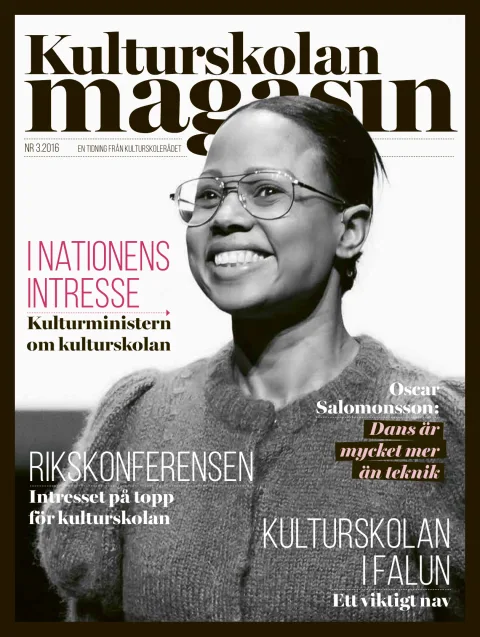 Omslag till Kulturskolan magasin nr 3 2016
