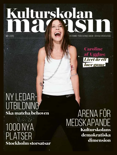 Omslag till Kulturskolan magasin nr 1 2015