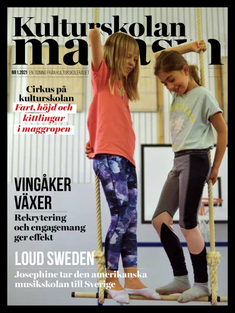Omslag till Kulturskolan magasin nr 1 2021