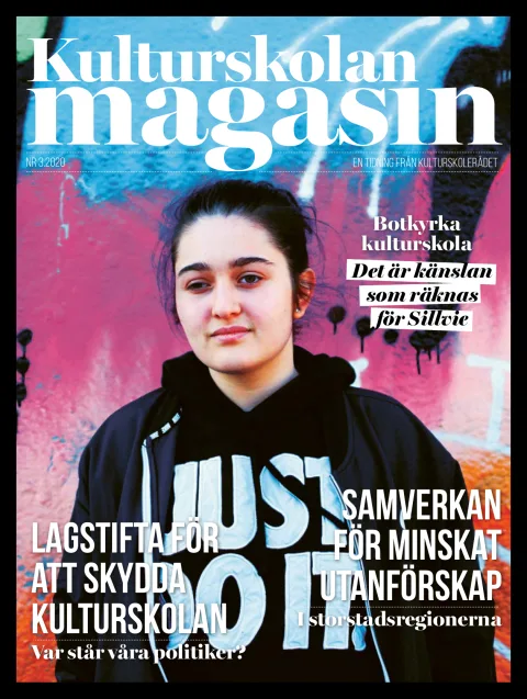 Omslag till Kulturskolan magasin nr 3 2020