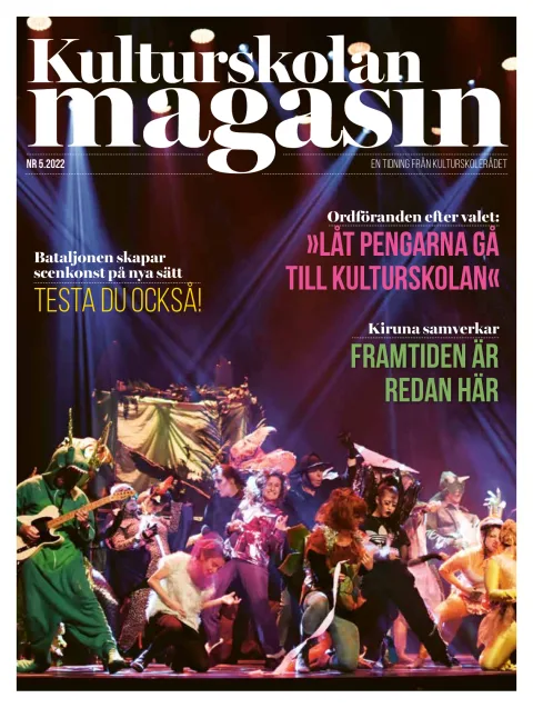 Omslag till Kulturskolan magasin nr 5 2022