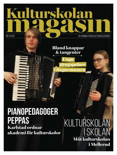 Omslag till Kulturskolan magasin nr 2 2019