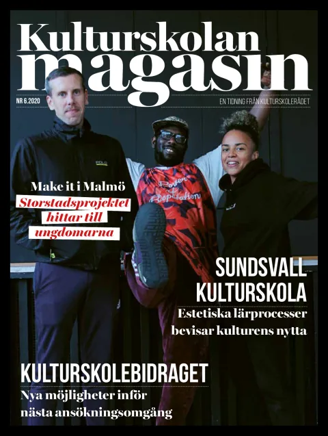 Omslag till Kulturskolan magasin nr 6 2020