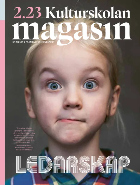 Omslag till Kulturskolan magasin nr 2 2023