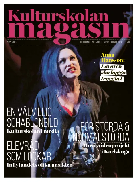 Omslag till Kulturskolan magasin nr 2 2015