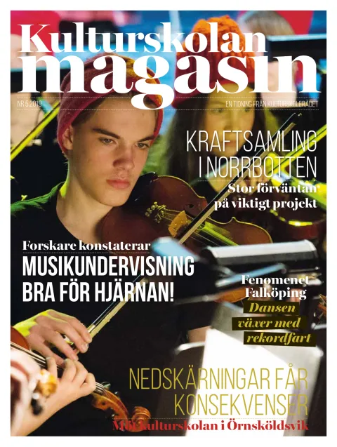 Omslag till Kulturskolan magasin nr 5 2019