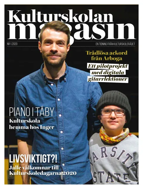 Omslag till Kulturskolan magasin nr 1 2020