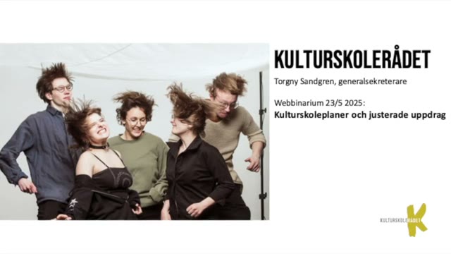 Bild till webbinarium om kulturskoleplaner 25 maj 2025
